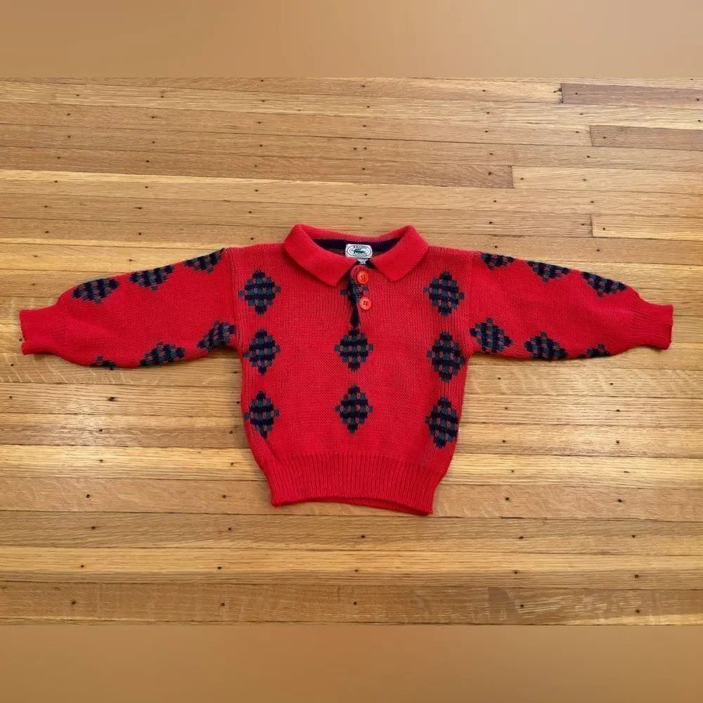 IZOD Lacoste vintage knit toddler sweater